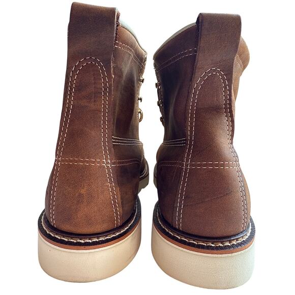 Thorogood Work Boots American Heritage 6" Mens 10.5D Leather Moc Toe 814-4203 - Picture 8 of 11